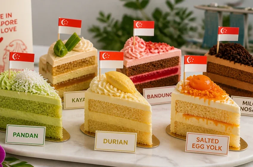  4 Unique Cake Flavours Inspired by Singapore National Day Celebrations